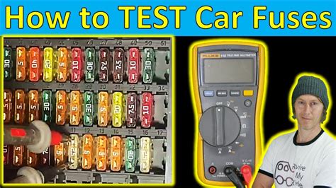 how to check electric fuse box|test car fuse with multimeter.